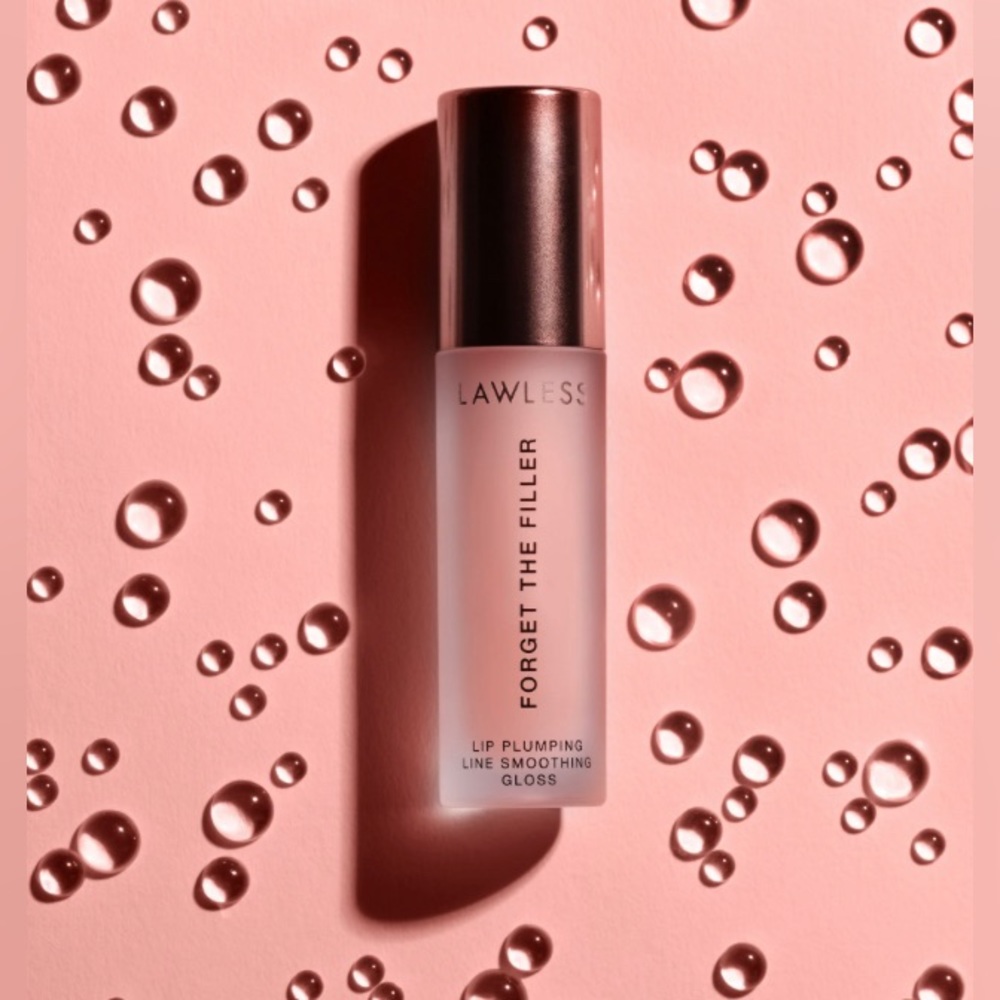 ✨3/$65✨ NIB Lawless Forget the Filler Lip Plumping Line Gloss in Rosy Outlook